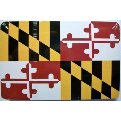 Maryland Flag Design Souvenir Playing Cards   